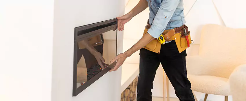 Metal Fireplace Installation in Asheville, North Carolina
