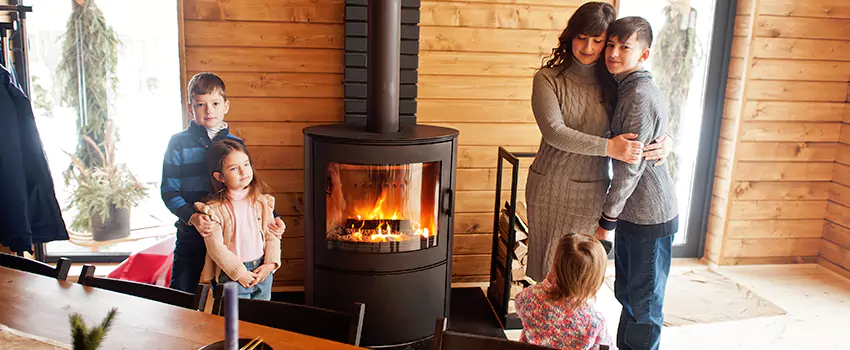 Morso Cast Iron Fireplace Insert Installation in Asheville, North Carolina