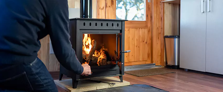 Open Hearth Wood Fireplace Installation in Asheville, NC